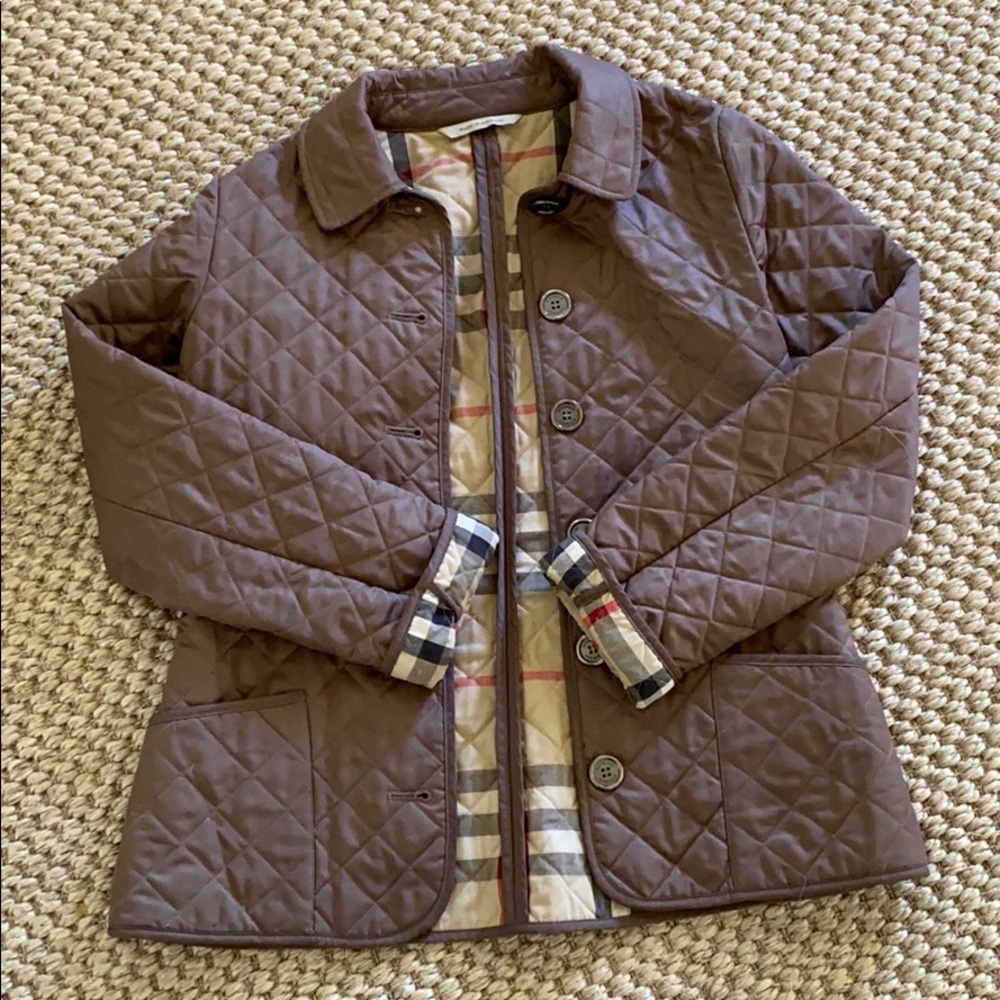 Burberry Quilted Jacket with Buttons